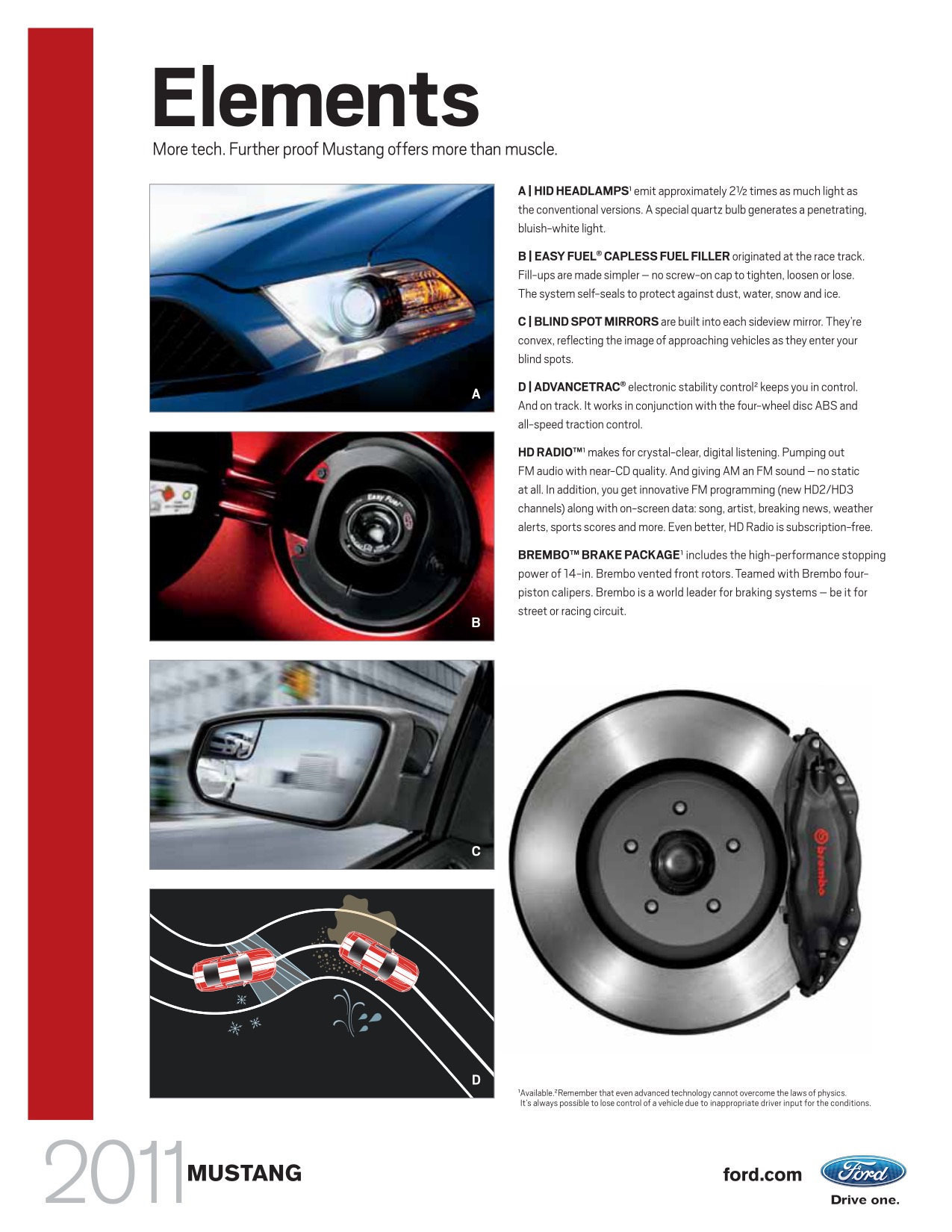 2011 Ford Mustang Brochure Page 7